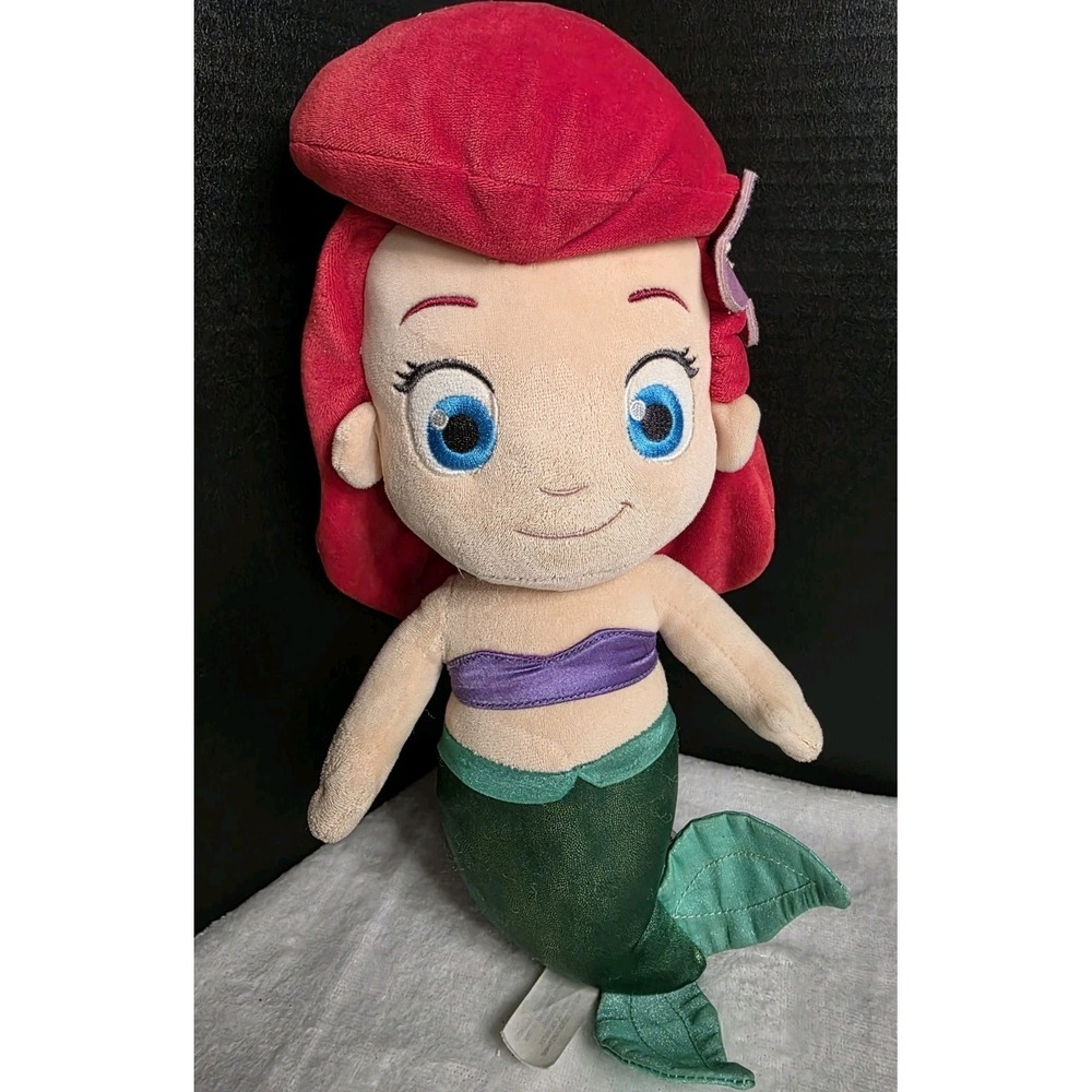 Disney Store Ariel Little Mermaid Plush 14" Toddler Princess Doll